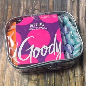 Goody GoCurl Foam Hair Rollers, Assorted Colors, 36 Count